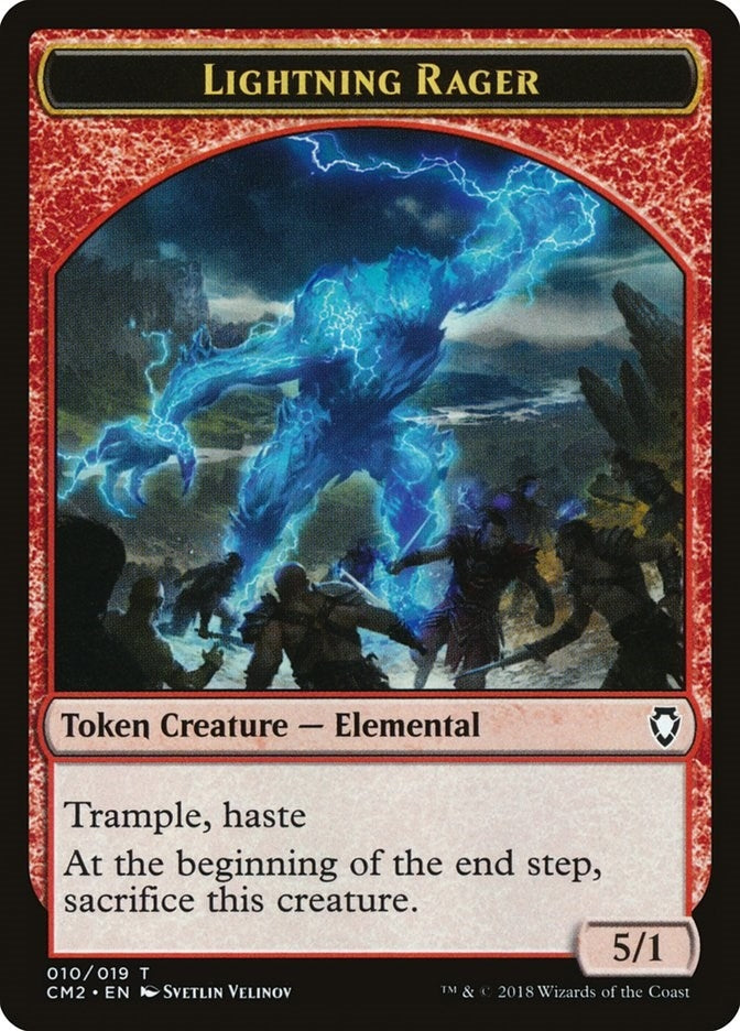 Image for Lightning Rager Token (10) (CM2) - Magic: The Gathering