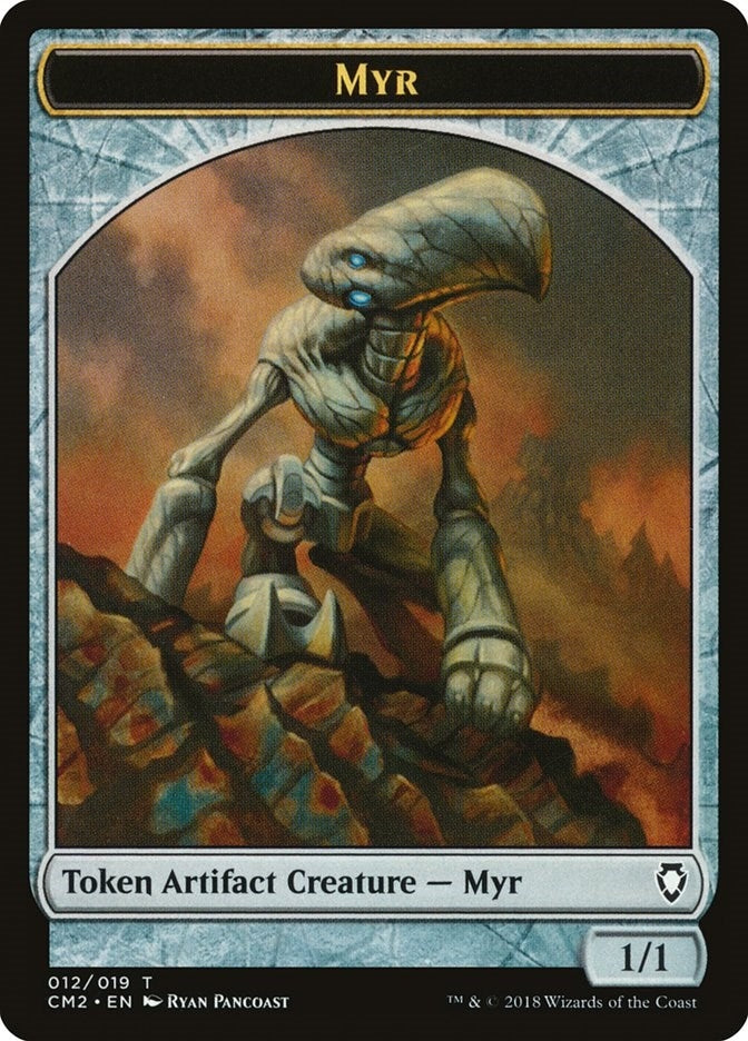 Image for Myr Token (12) (CM2) - Magic: The Gathering