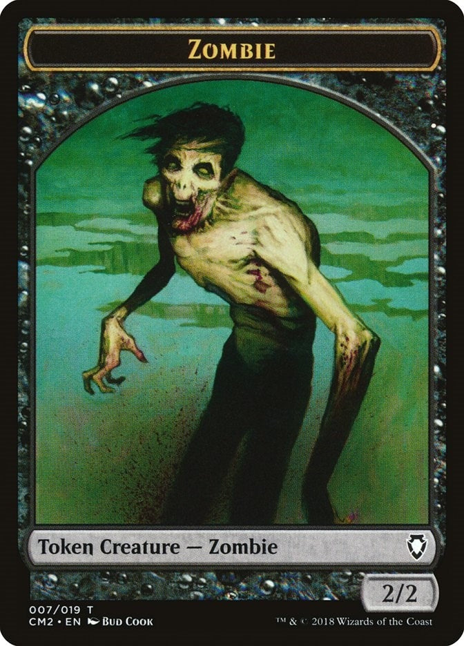 Image for Zombie Token (7) (CM2) - Magic: The Gathering