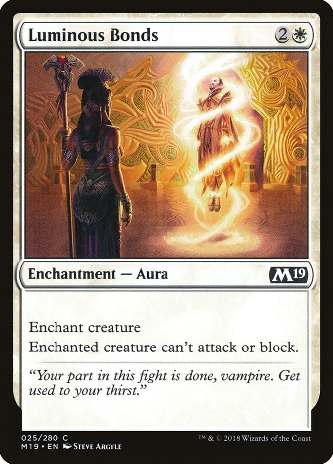 Image for Luminous Bonds (25) (M19) - Magic: The Gathering