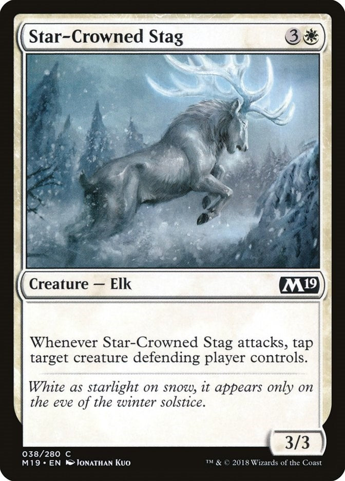 Image for Star-Crowned Stag (38) (M19) - Magic: The Gathering