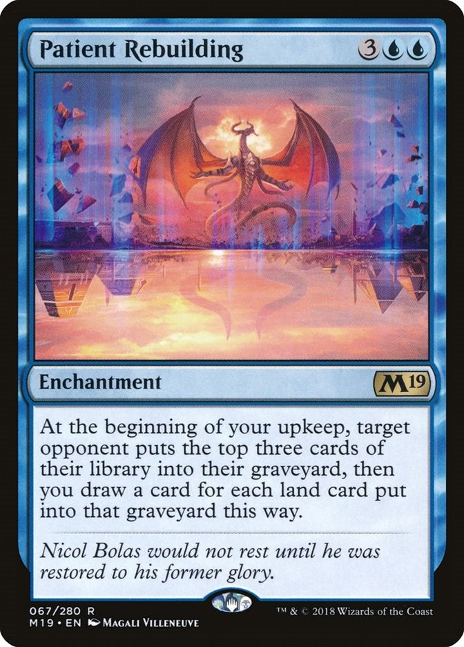 Image for Patient Rebuilding (67) (M19) - Magic: The Gathering