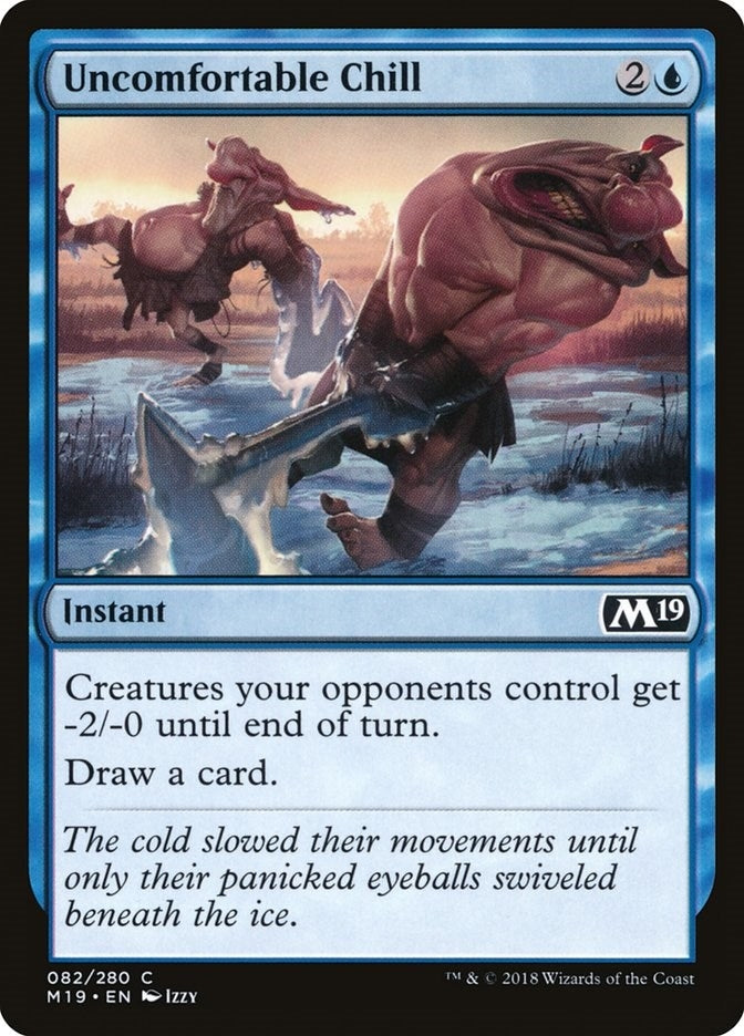 Image for Uncomfortable Chill (82) (M19) - Magic: The Gathering