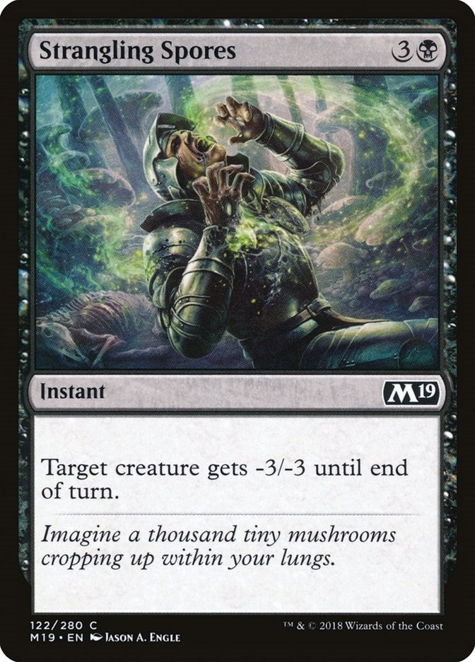 Image for Strangling Spores (122) (M19) - Magic: The Gathering