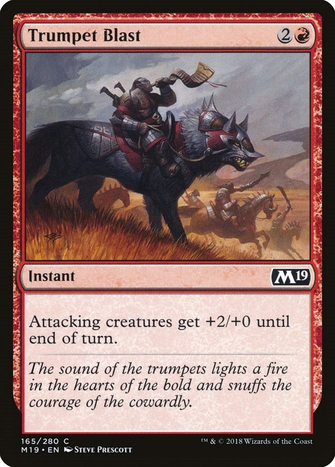 Image for Trumpet Blast (165) (M19) - Magic: The Gathering