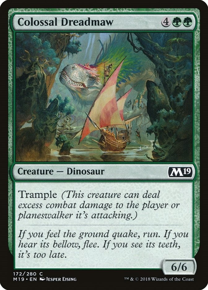 Image for Colossal Dreadmaw (172) (M19) - Magic: The Gathering