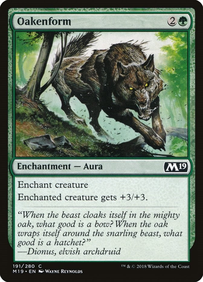 Image for Oakenform (191) (M19) - Magic: The Gathering