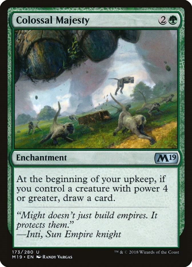 Image for Colossal Majesty (173) (M19) - Magic: The Gathering