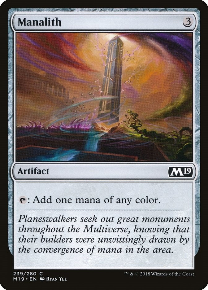 Image for Manalith (239) (M19) - Magic: The Gathering