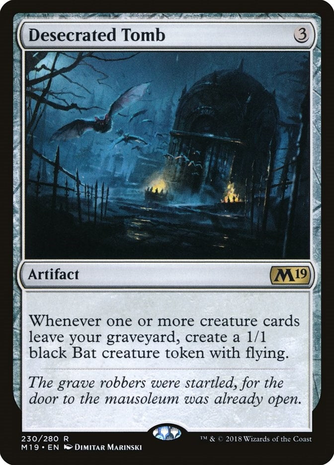 Image for Desecrated Tomb (230) (M19) - Magic: The Gathering