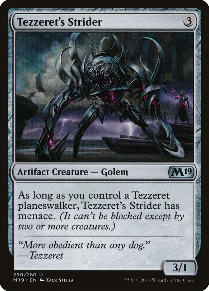 Image for Tezzeret's Strider (290) (M19) - Magic: The Gathering