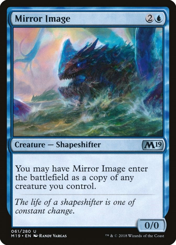 Image for Mirror Image (61) (M19) - Magic: The Gathering