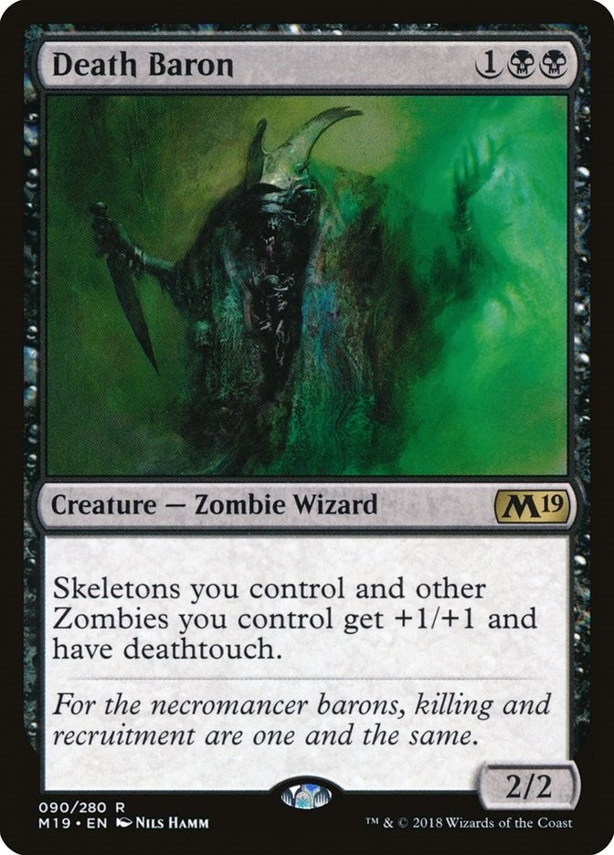 Image for Death Baron (90) (M19) - Magic: The Gathering