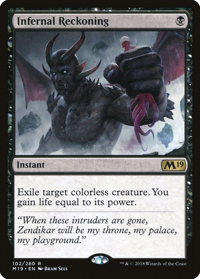 Image for Infernal Reckoning (102) (M19) - Magic: The Gathering