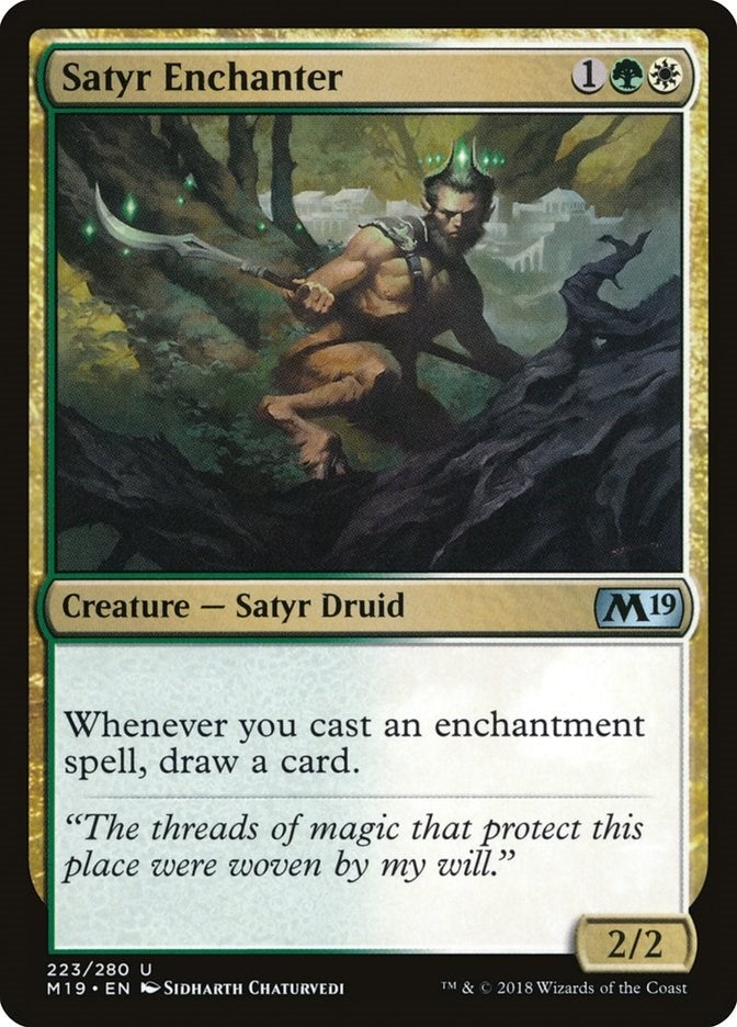 Image for Satyr Enchanter (223) (M19) - Magic: The Gathering