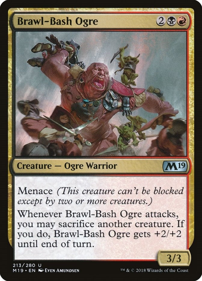 Image for Brawl-Bash Ogre (213) (M19) - Magic: The Gathering