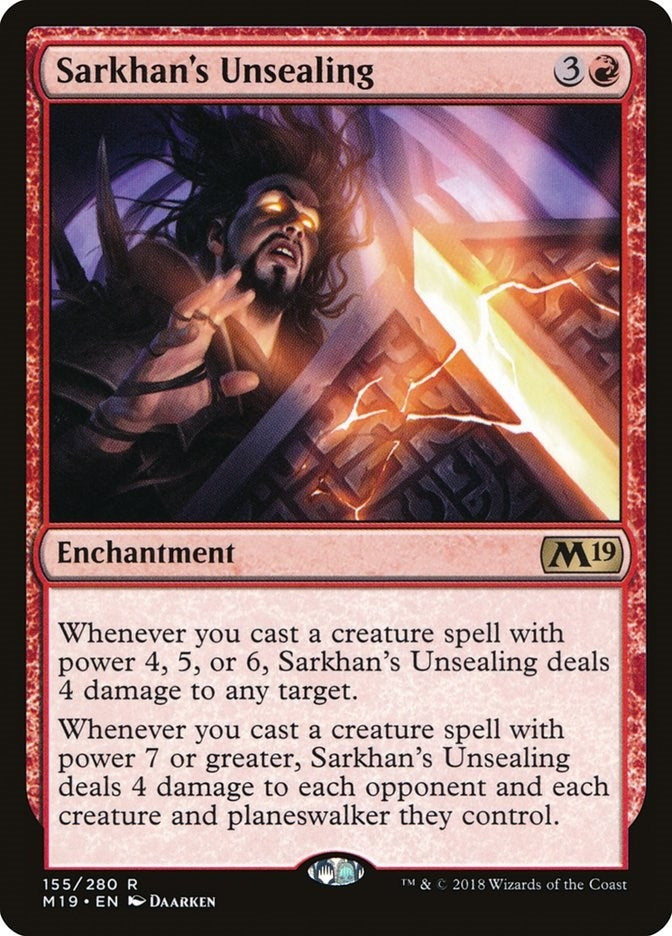 Image for Sarkhan's Unsealing (155) (M19) - Magic: The Gathering