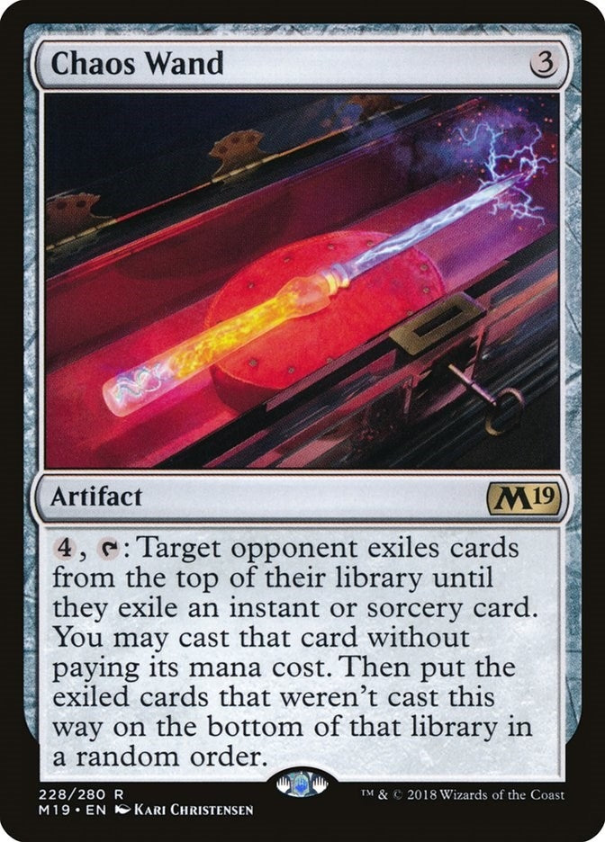 Image for Chaos Wand (228) (M19) - Magic: The Gathering