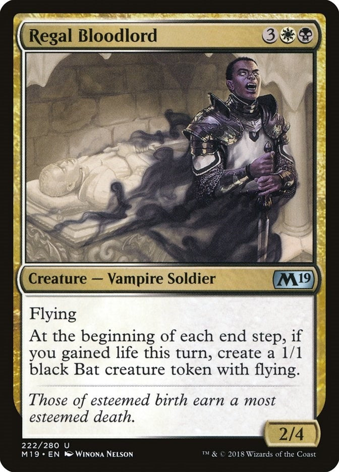 Image for Regal Bloodlord (222) (M19) - Magic: The Gathering