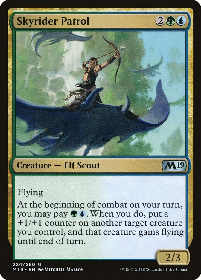 Image for Skyrider Patrol (224) (M19) - Magic: The Gathering
