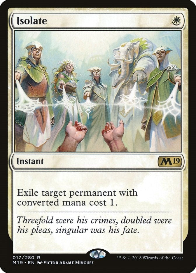 Image for Isolate (17) (M19) - Magic: The Gathering