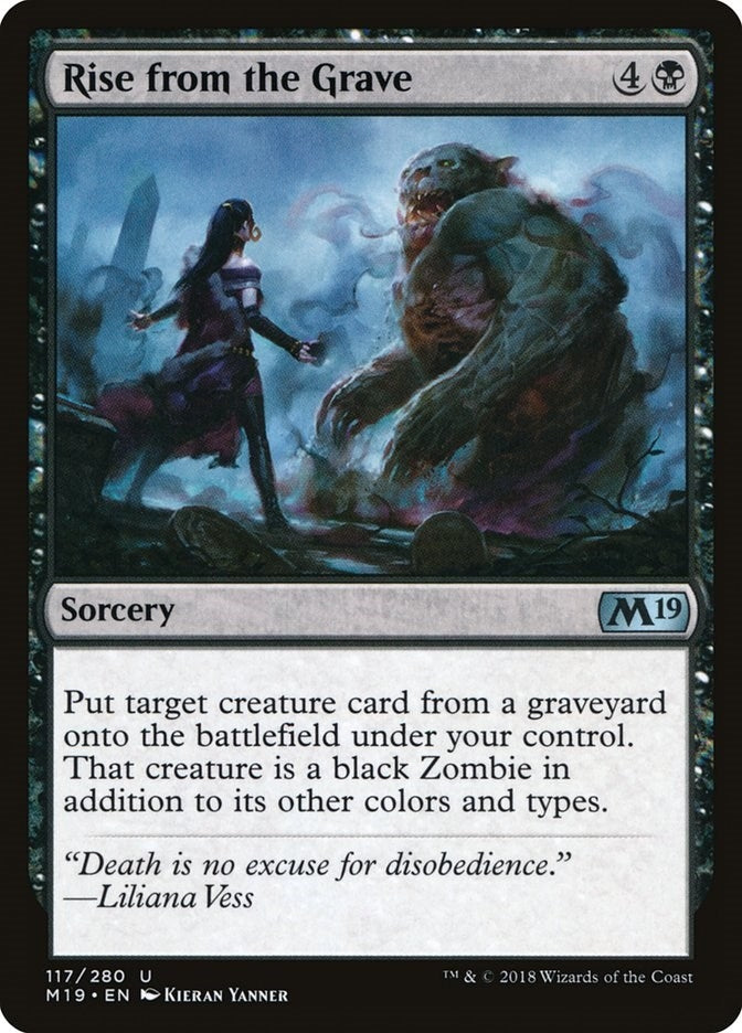 Image for Rise from the Grave (117) (M19) - Magic: The Gathering