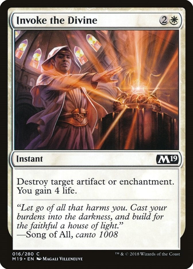 Image for Invoke the Divine (16) (M19) - Magic: The Gathering