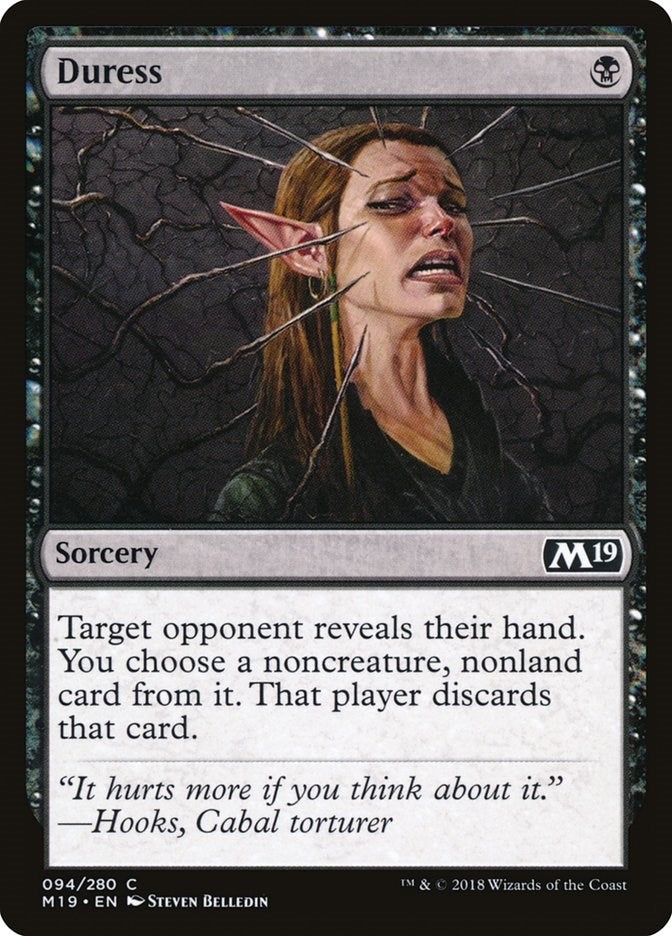 Image for Duress (94) (M19) - Magic: The Gathering