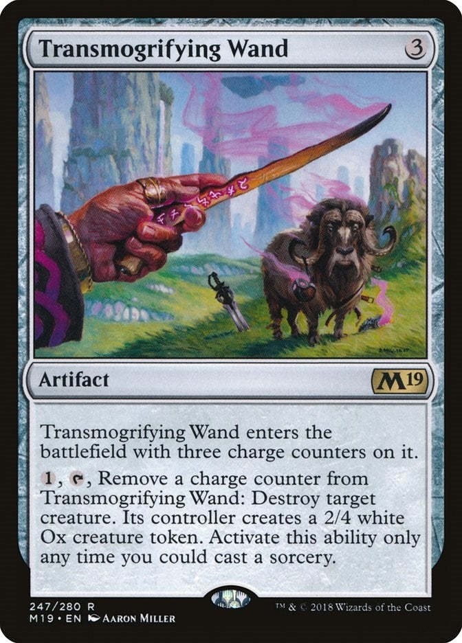 Image for Transmogrifying Wand (247) (M19) - Magic: The Gathering