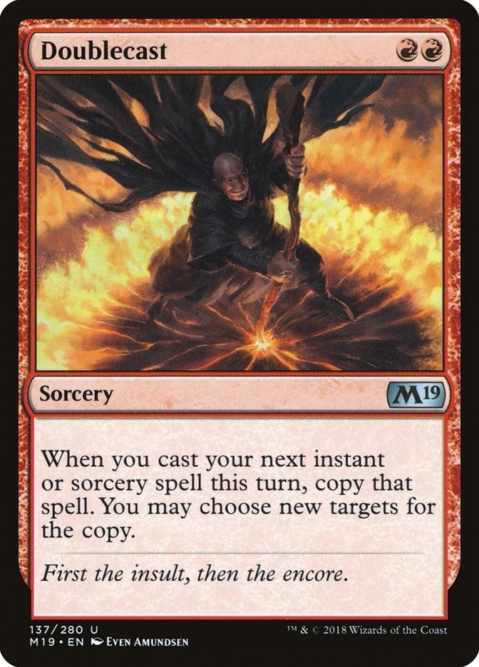 Image for Doublecast (137) (M19) - Magic: The Gathering