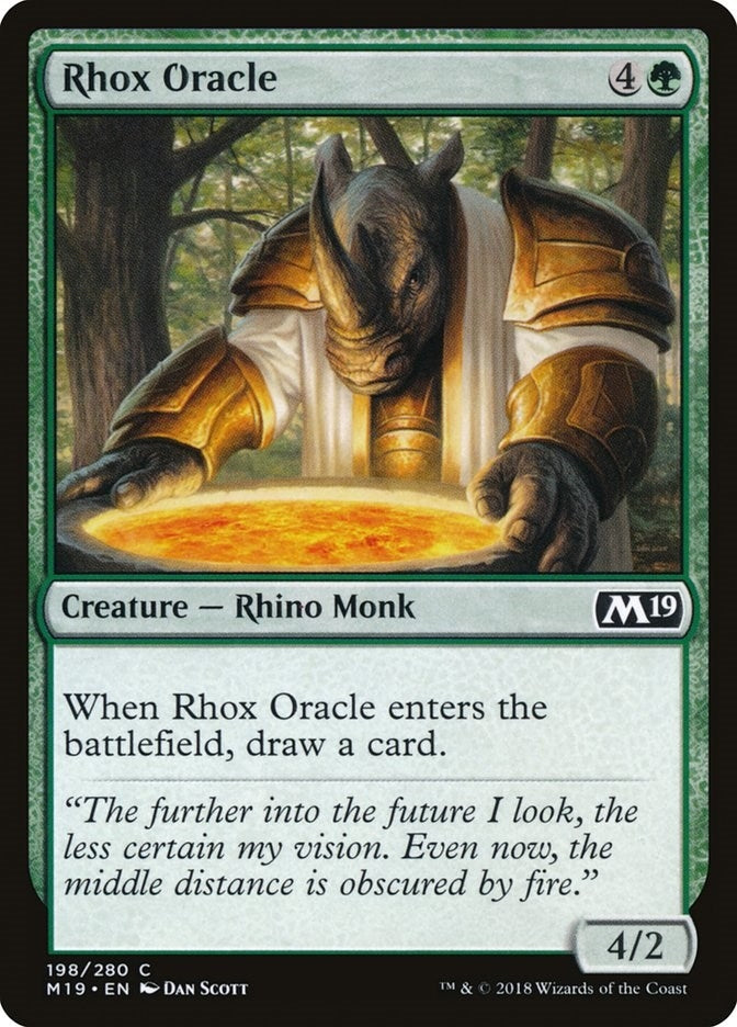 Image for Rhox Oracle (198) (M19) - Magic: The Gathering