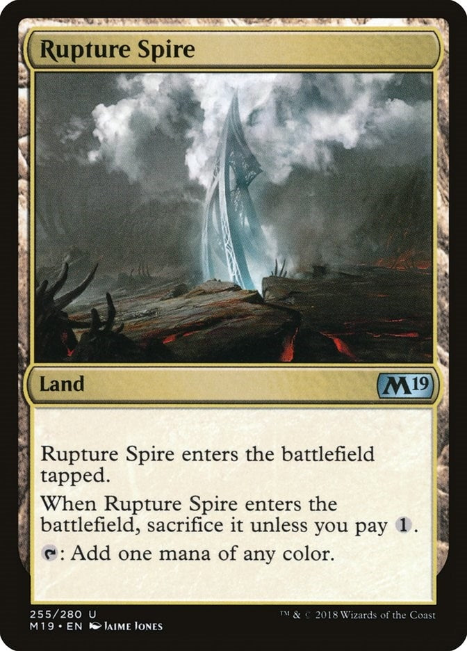 Image for Rupture Spire (255) (M19) - Magic: The Gathering