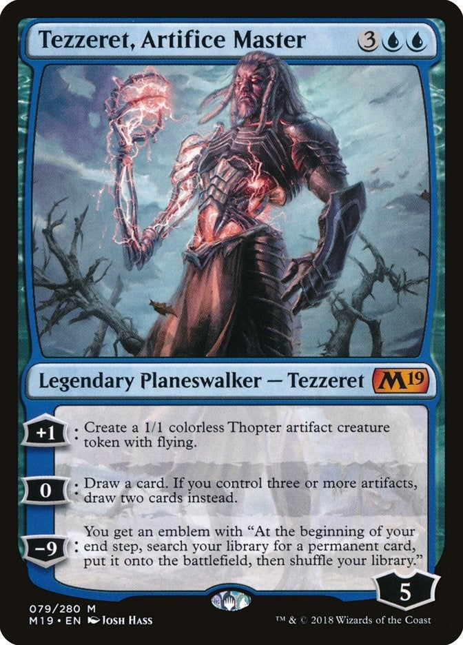 Image for Tezzeret, Artifice Master (79) (M19) - Magic: The Gathering