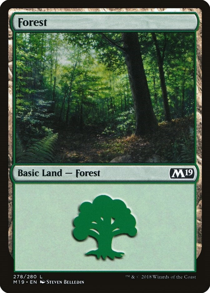 Image for Forest (278) (278) (M19) - Magic: The Gathering