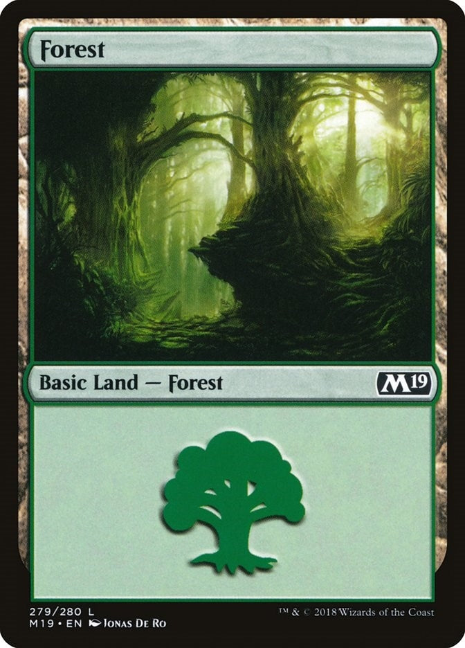 Image for Forest (279) (279) (M19) - Magic: The Gathering
