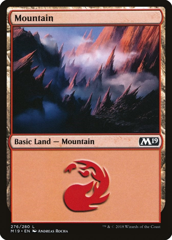Image for Mountain (276) (276) (M19) - Magic: The Gathering