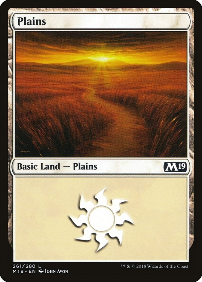 Image for Plains (261) (261) (M19) - Magic: The Gathering