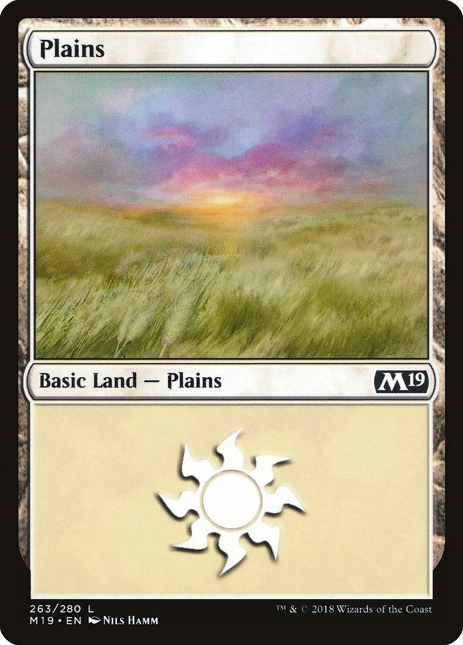 Image for Plains (263) (263) (M19) - Magic: The Gathering