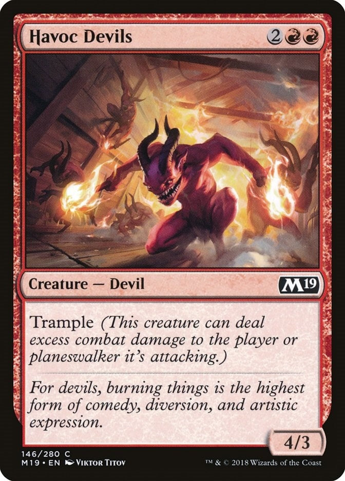 Image for Havoc Devils (146) (M19) - Magic: The Gathering