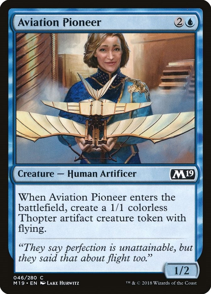 Image for Aviation Pioneer (46) (M19) - Magic: The Gathering