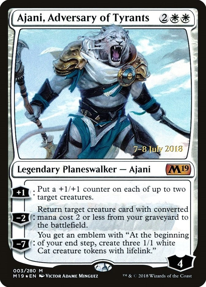 Ajani, Adversary of Tyrants (3) (PRE)