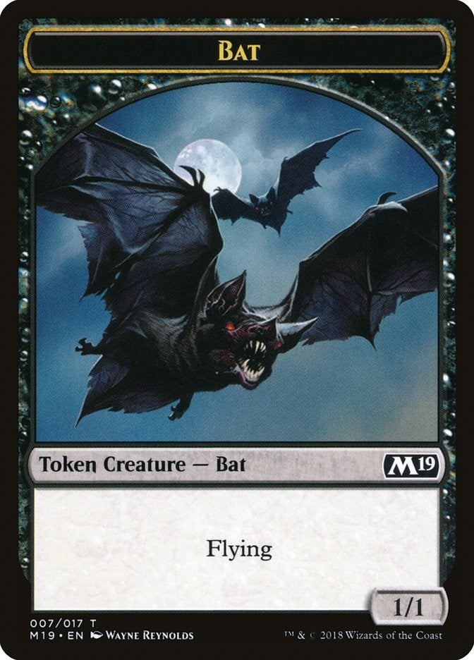 Image for Bat Token (7) (M19) - Magic: The Gathering