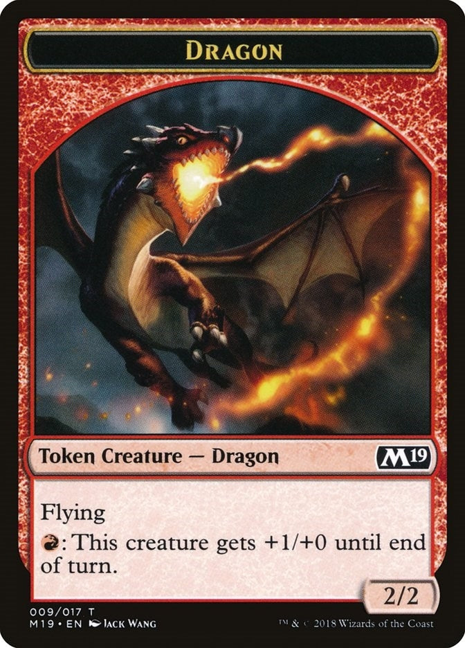 Image for Dragon Token (009) (9) (M19) - Magic: The Gathering