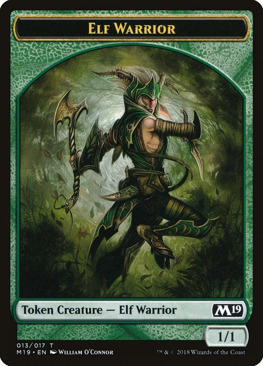 Image for Elf Warrior Token (13) (M19) - Magic: The Gathering
