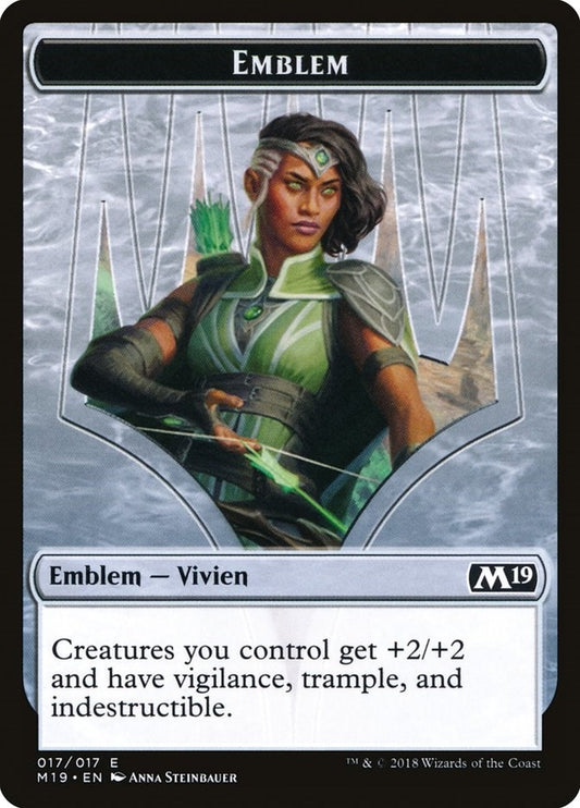 Image for Emblem - Vivien Reid (17) (M19) - Magic: The Gathering