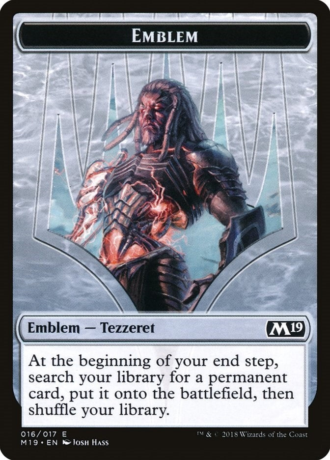 Image for Emblem - Tezzeret, Artifice Master (16) (M19) - Magic: The Gathering