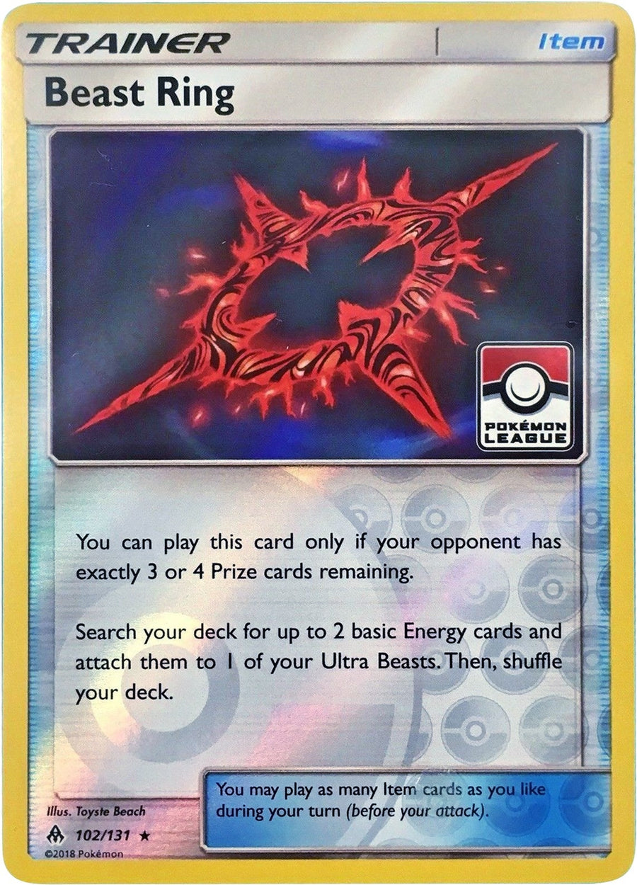 Beast Ring - 102/131 (Pokemon League) (102/131) (PR)