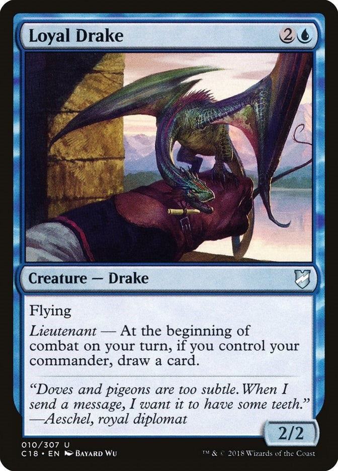 Image for Loyal Drake (10) (C18) - Magic: The Gathering