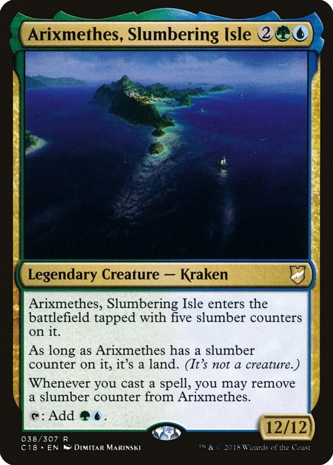 Image for Arixmethes, Slumbering Isle (38) (C18) - Magic: The Gathering