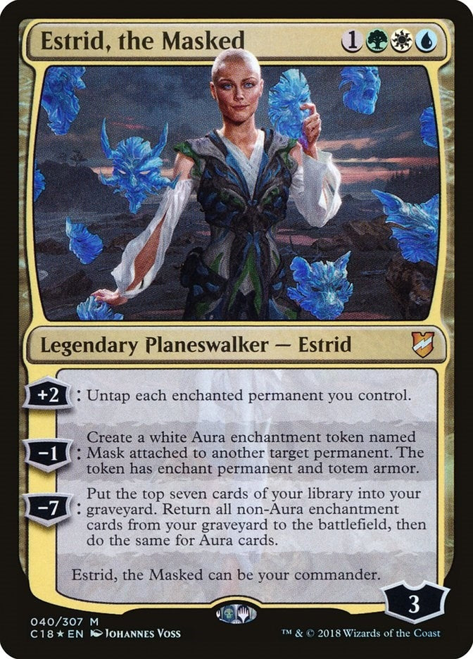 Image for Estrid, the Masked (40) (C18) - Magic: The Gathering